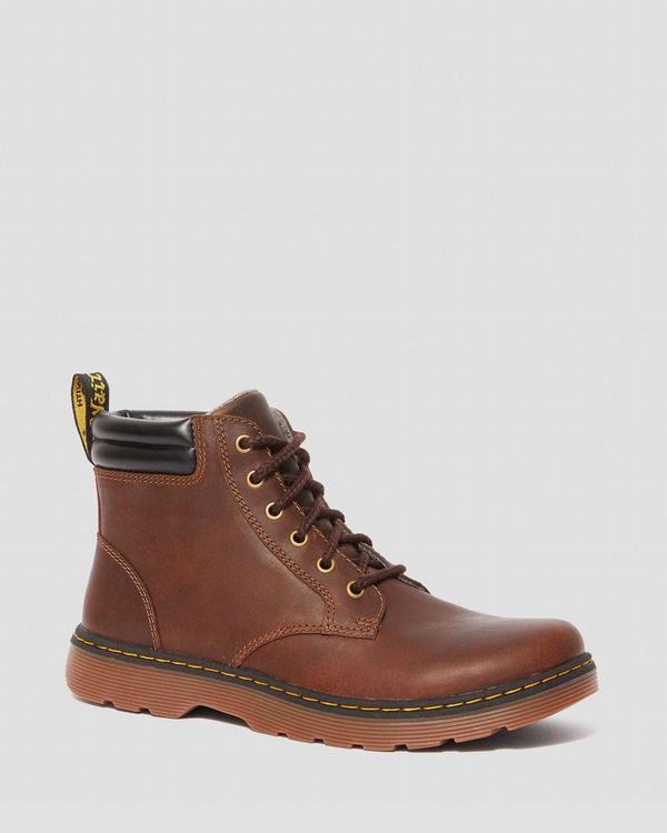 Dr Martens Pánské Kotníkové Boty Tipton Černé Hnědé, CZ-367945